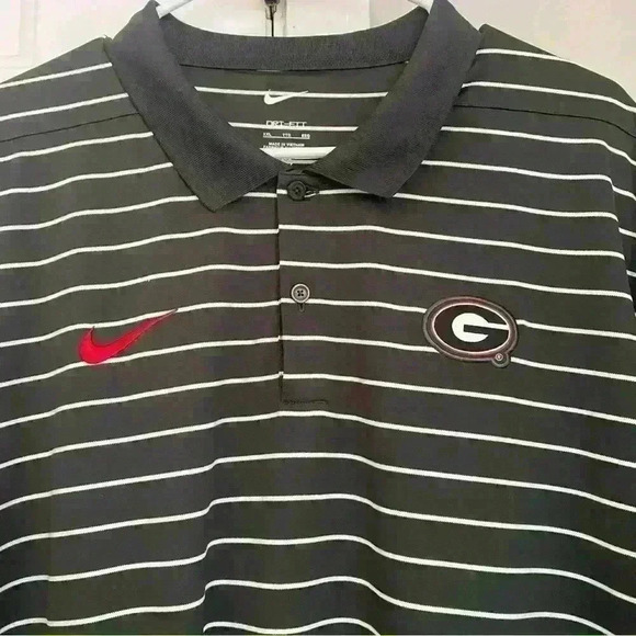 Nike Georgia Bulldogs UGA Team Issue Coach Kirby Smart Polo Shirt Mens NEW - Picture 3 of 11